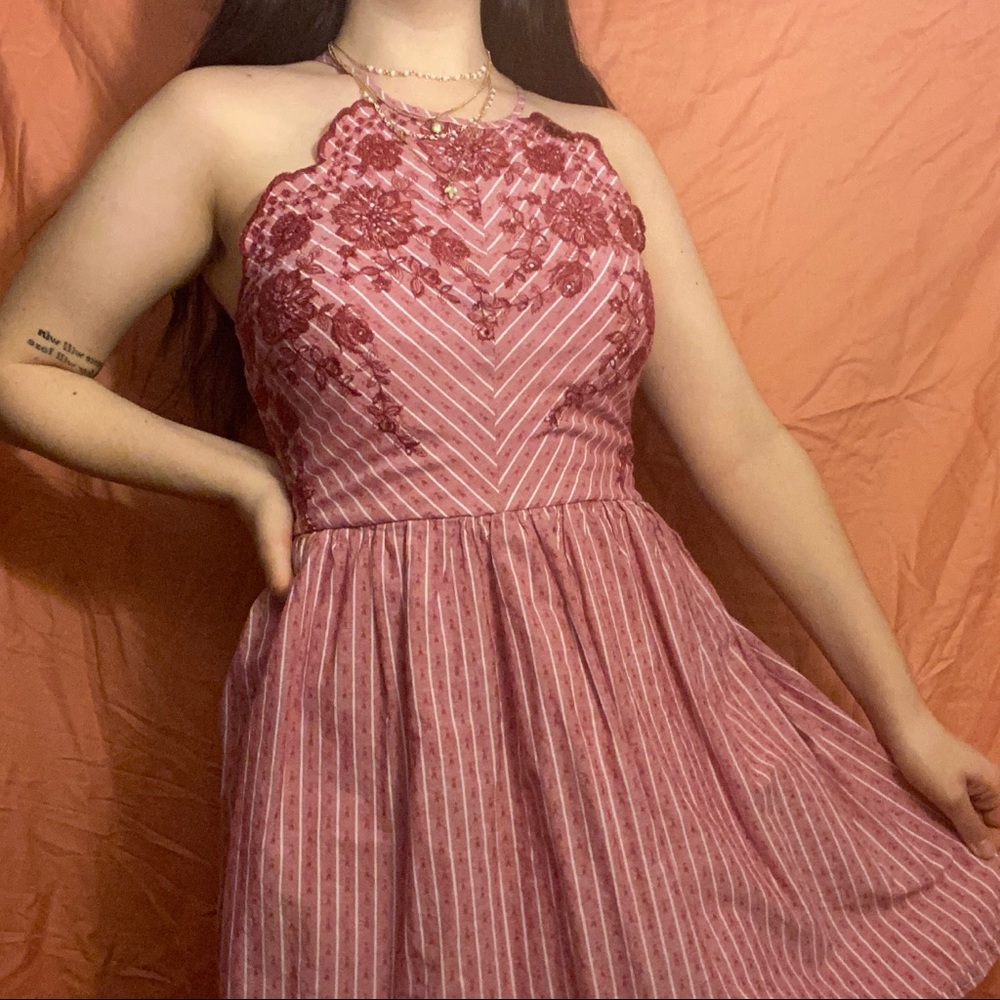 Floral Thigh Length Dress